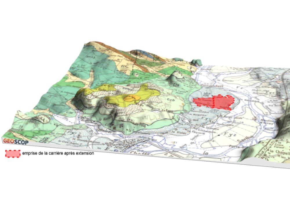 Carte géologique 3D